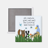 Grote en kleine creaties magneet (Voorkant / Achterkant)