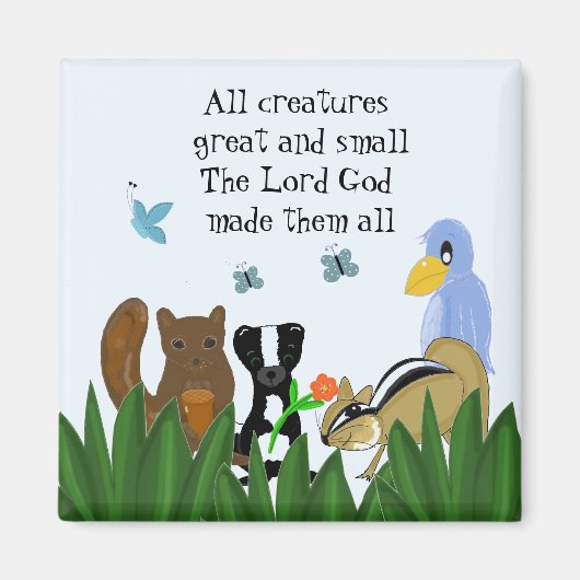 Grote en kleine creaties magneet (Voorkant)