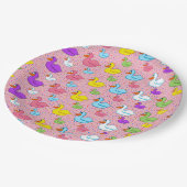 Grote en kleine eenden papieren Borden Papieren Bordje (Gekanteld)