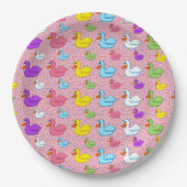 Grote en kleine eenden papieren Borden Papieren Bordje (Voorkant)