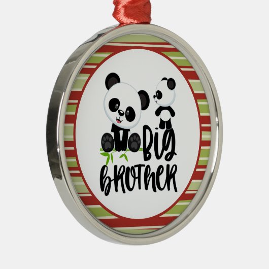 Grote en kleine kaartenkaartjes met Big Brother Qu Metalen Ornament (Rechts)