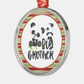 Grote en kleine kaartenkaartjes met Big Brother Qu Metalen Ornament (Links)