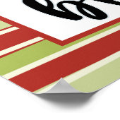 Grote en kleine kaartenkaartjes met Big Brother Qu Poster (Hoek)