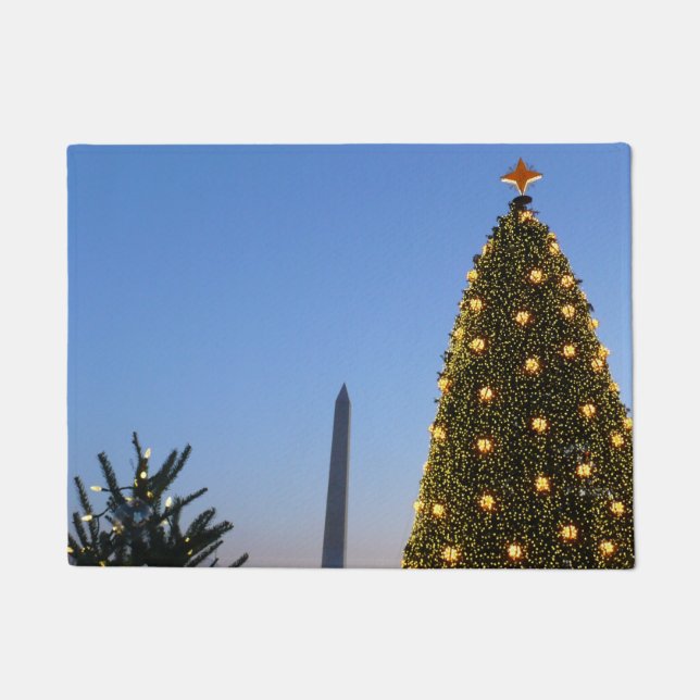 Grote en kleine kerstbomen II-feestdag in DC Deurmat (Voorkant)