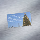 Grote en kleine kerstbomen II-feestdag in DC Magnetisch Visitekaartje (Voorbeeld)