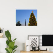 Grote en kleine kerstbomen II-feestdag in DC Poster (Thuiskantoor)