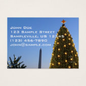 Grote en kleine kerstbomen II-feestdag in DC Visitekaartje (Voorkant)