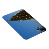 Grote en kleine kerstbomen in vakantie zonsonderga magneet (Rechterzijde)