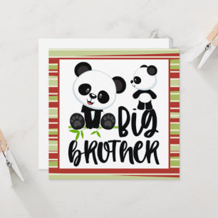Grote en Kleine Schattige Panda's met citaat van O