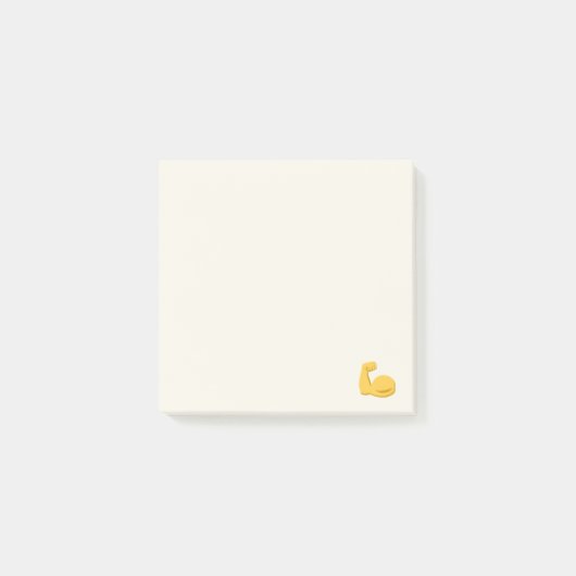 Grote en sterke Arm Emoji Post-it® Notes (Voorkant)