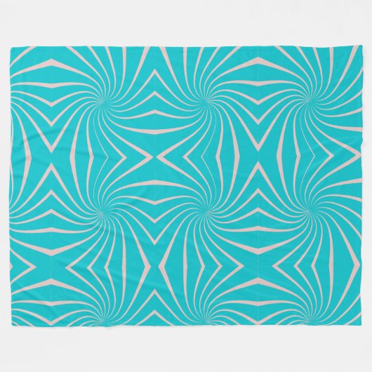 Grote en warme deken met een mooi blauw patroon sc (Voorkant (Horizontaal))