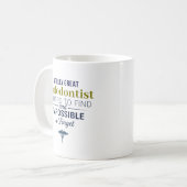 Grote Endodontist Gepersonaliseerde Naam Geschenk Koffiemok (Voorkant links)
