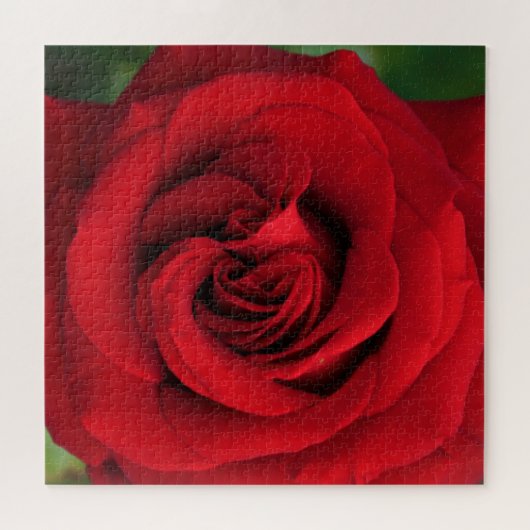 Grote enkele rode rog dicht legpuzzel (Horizontaal)