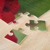 Grote enkele rode rog dicht legpuzzel (Zijkant)