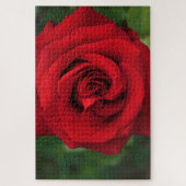 Grote enkele rode rog dicht legpuzzel (Verticaal)