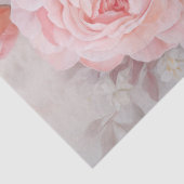 Grote etherische roze bloemenboeket decoupage tissuepapier (Detail)
