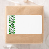 Grote etiketten met olijfbladeren en vlinnen (Insitu)