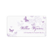 GROTE ETIKETZEGELS :: Vlinders 3 Etiket (Voorkant)