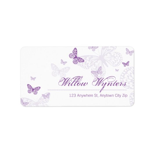 GROTE ETIKETZEGELS :: Vlinders 3 Etiket (Voorkant)