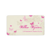 GROTE ETIKETZEGELS :: Vlinders 4 Etiket (Voorkant)