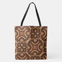 Grote etnische geometrische Canvas tas