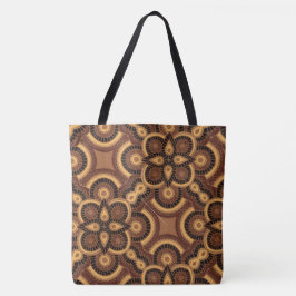 Grote etnische geometrische Canvas tas