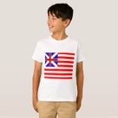 Grote EU-vlag T-shirt (Voorkant volledig)