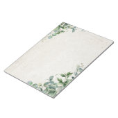 Grote eucalyptus notitieblok (Schuin)