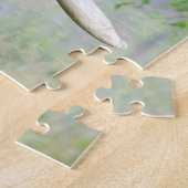 Grote exotische Afrikaanse grijze olifant Legpuzzel (Zijkant)