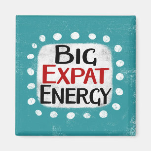 Grote Expat Energie Koelkastmagneet Magneet