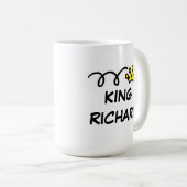 Grote extra grote koffie-mok op koningsformaat met koffiemok (Voorkant rechts)