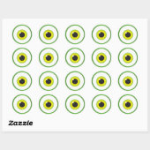 Grote Eyeball Sticker (Vel)