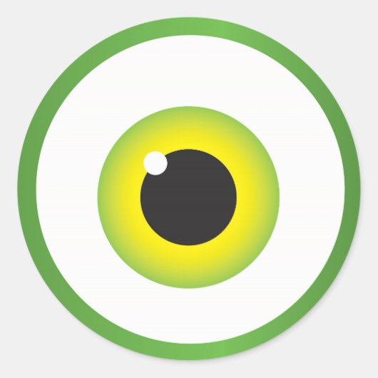 Grote Eyeball Sticker (Voorkant)