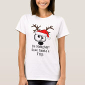 Grote Eyes Rood Pet Reindester T-shirt (Voorkant)