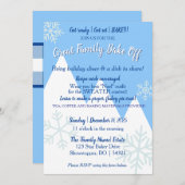 Grote Familie Bakwedstrijd Uitnodiging | Geen rand (Voorkant / Achterkant)