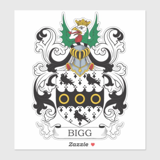 Grote familie Crest Sticker (Vel)