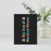 Grote fan van kernenergie briefkaart (Staand voorkant)