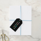 Grote fan van kernenergie cadeaulabel (Met Touw)
