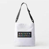Grote fan van kernenergie crossbody tas (Achterkant)