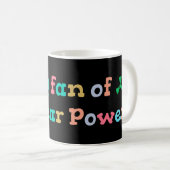 Grote fan van kernenergie koffiemok (Voorkant rechts)
