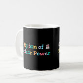 Grote fan van kernenergie koffiemok (Voorkant links)