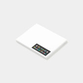 Grote fan van kernenergie post-it® notes (Schuin)