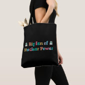 Grote fan van kernenergie tote bag (Dichtbij)