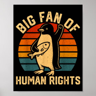 Grote fan van mensenrechten - gelijkheid & rec poster