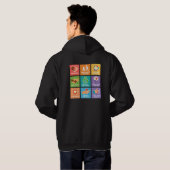 Grote fan van mensenrechten hoodie (Achterkant volledig)