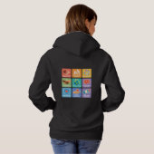 Grote fan van mensenrechten hoodie (Achterkant volledig)