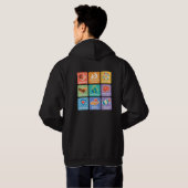 Grote fan van mensenrechten hoodie (Achterkant volledig)