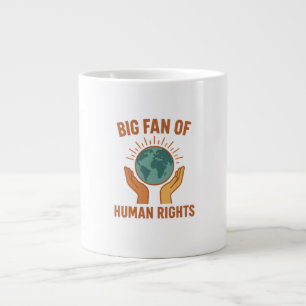 Grote fan van Mensenrechten Koffiemok Koffiekop