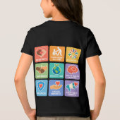 Grote fan van mensenrechten Tri-Blend shirt (Achterkant)
