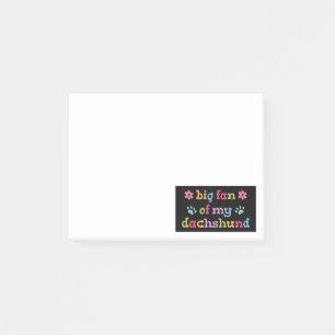 Grote fan van mijn Dachshund Post-it® Notes